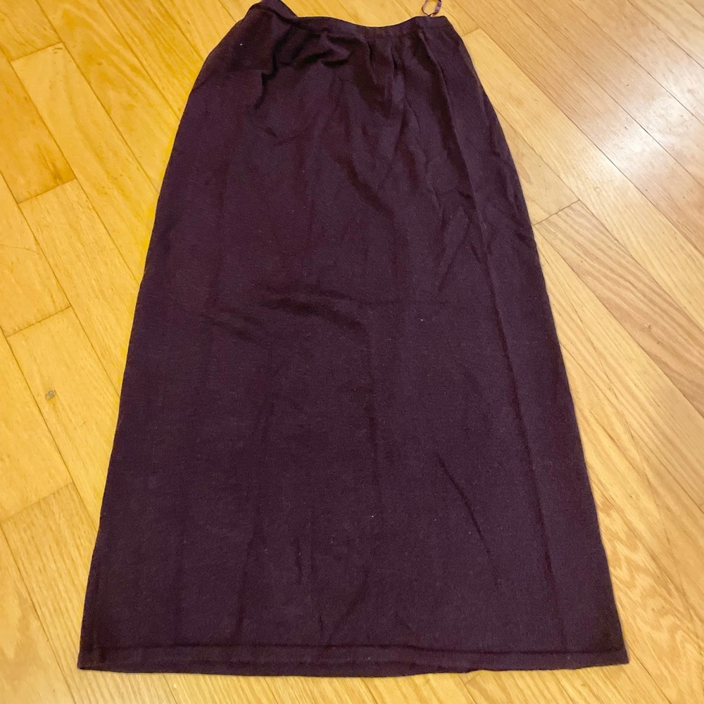 Requirements Vintage Purple Maxi Skirt